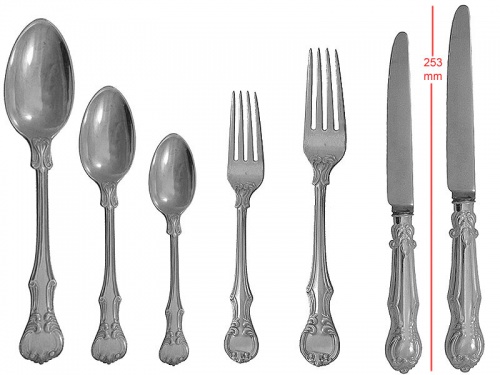 Victorian Cutlery Set for 12 1850